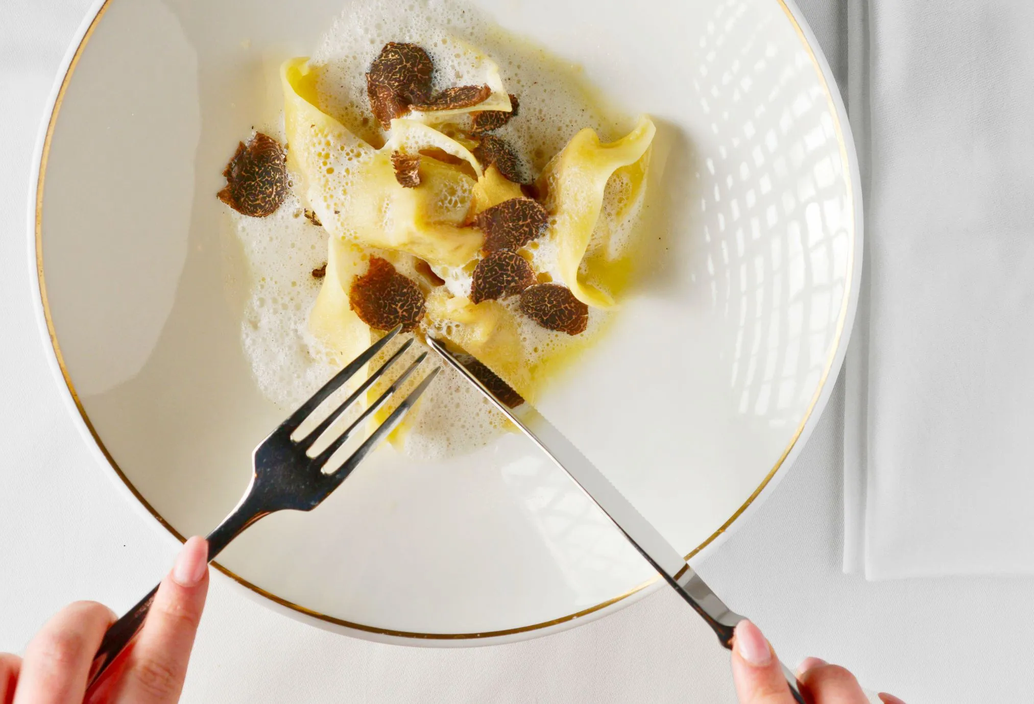 Trüffel Menü im Occhio d'Oro in Frankfurt