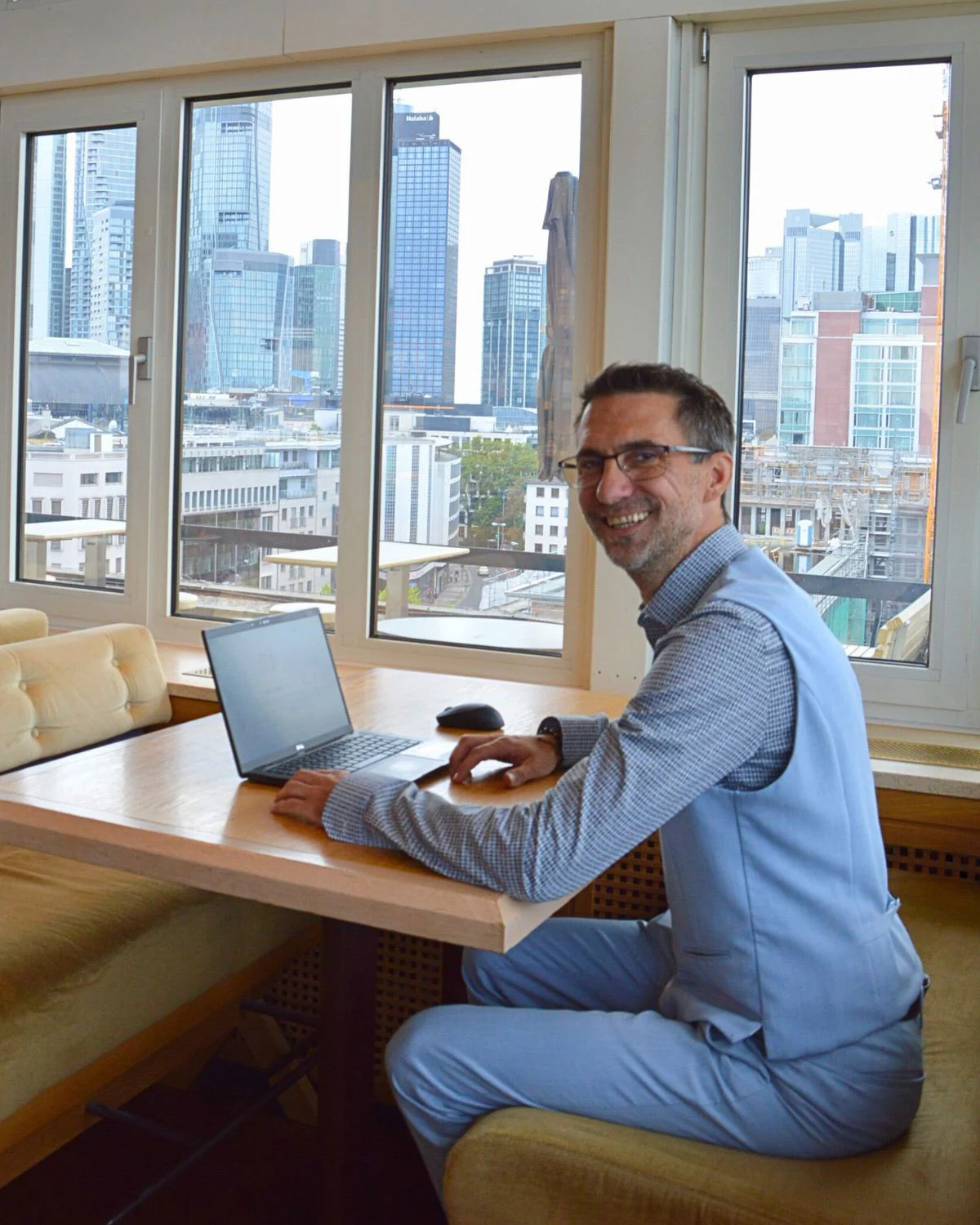 Restaurantleiter Ivo Buljan an seinem Lieblingsplatz