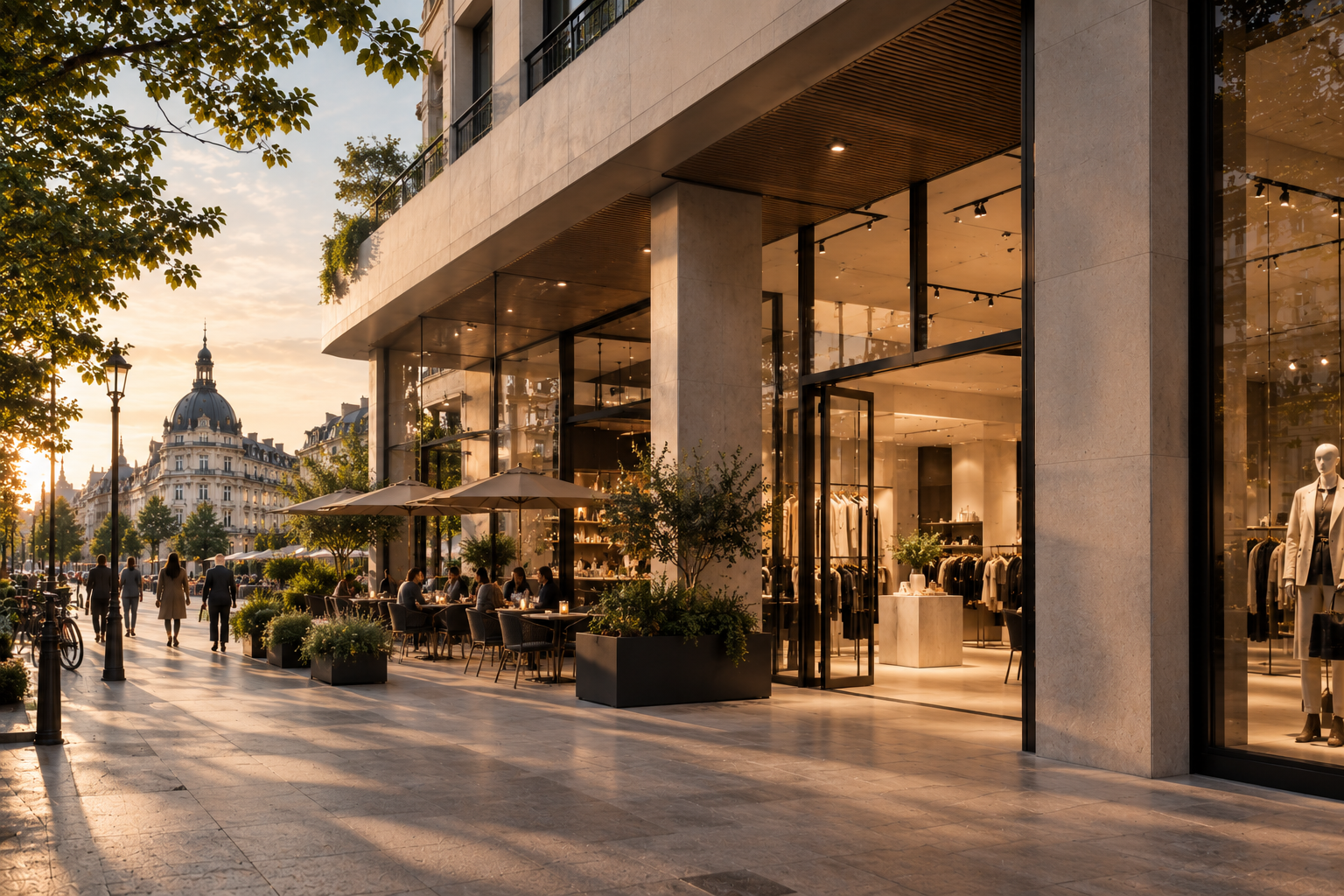 Retail-Interior eines von Formwerk realisierten Projekts