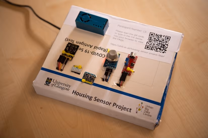 Photo of UBDC’s sensor box