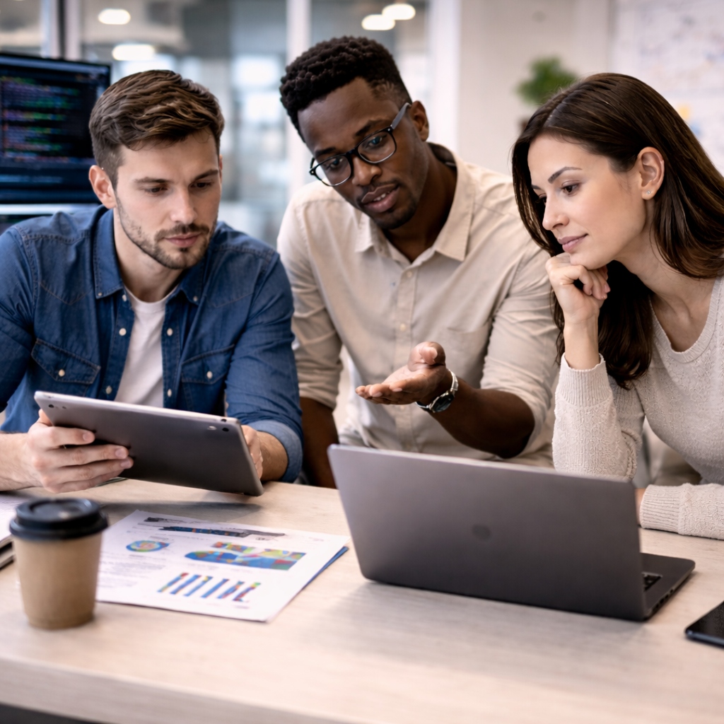 Collaborative analysis in a modern office