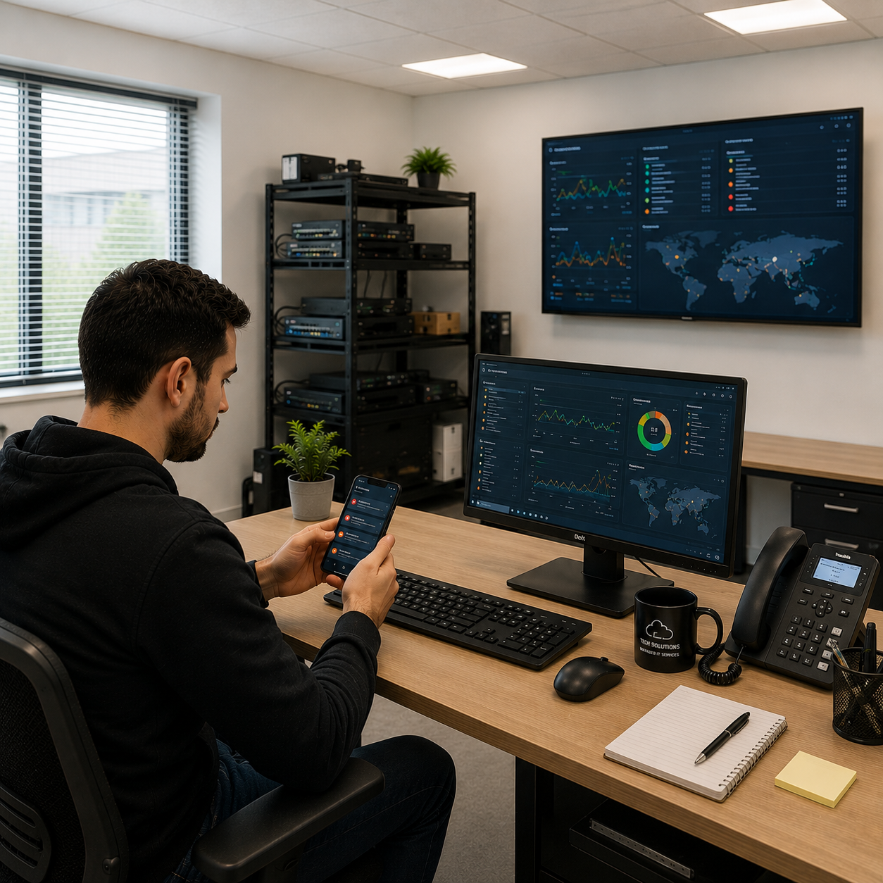 IT operations hub in action