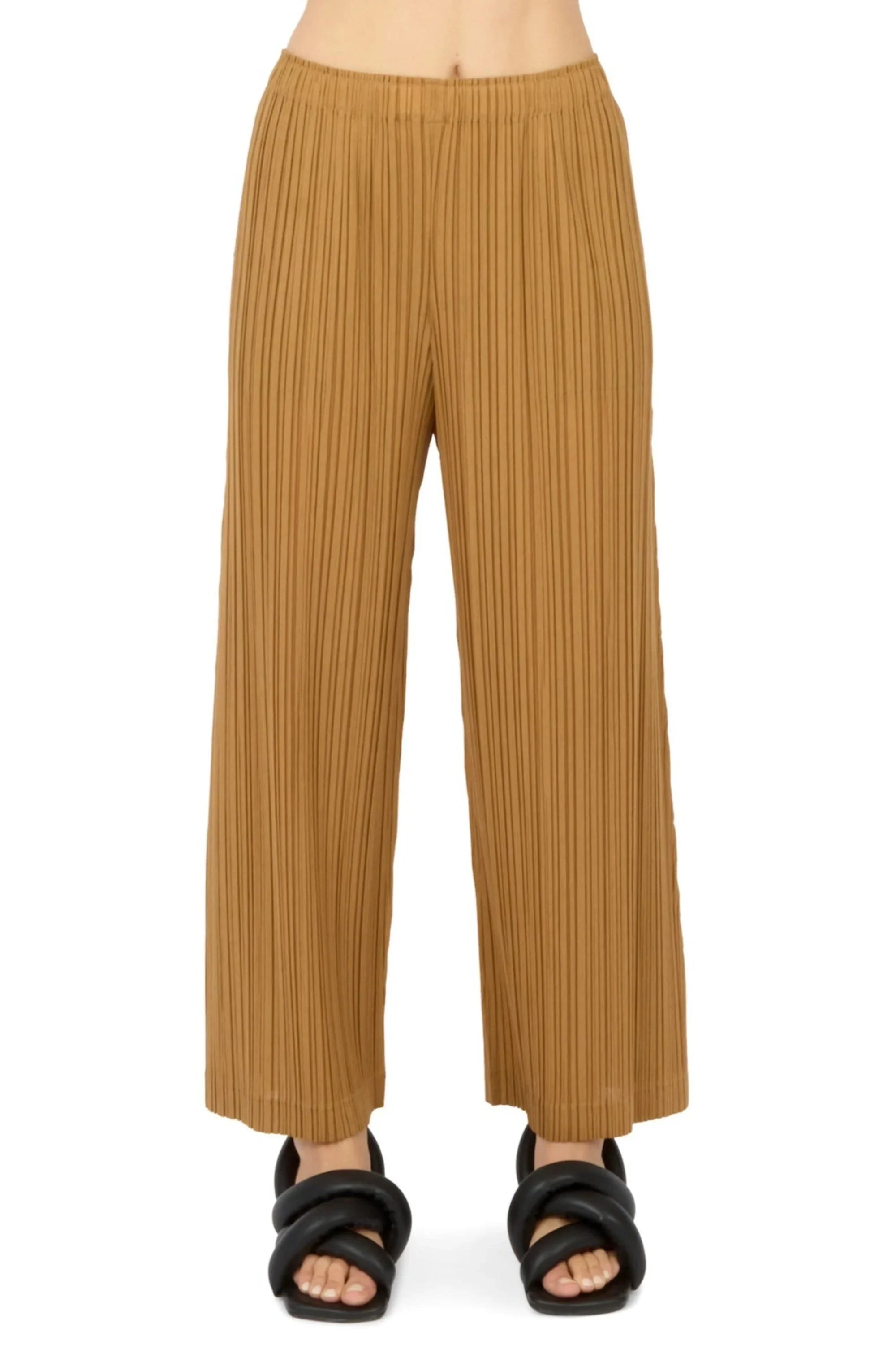Ramie Pleats Pants