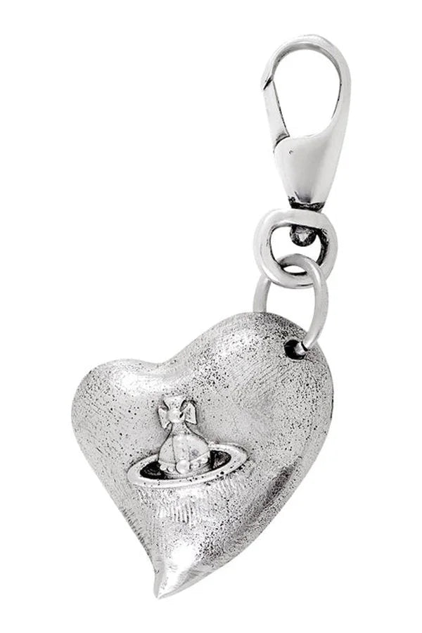 Gadgets Brass Heart Keyring