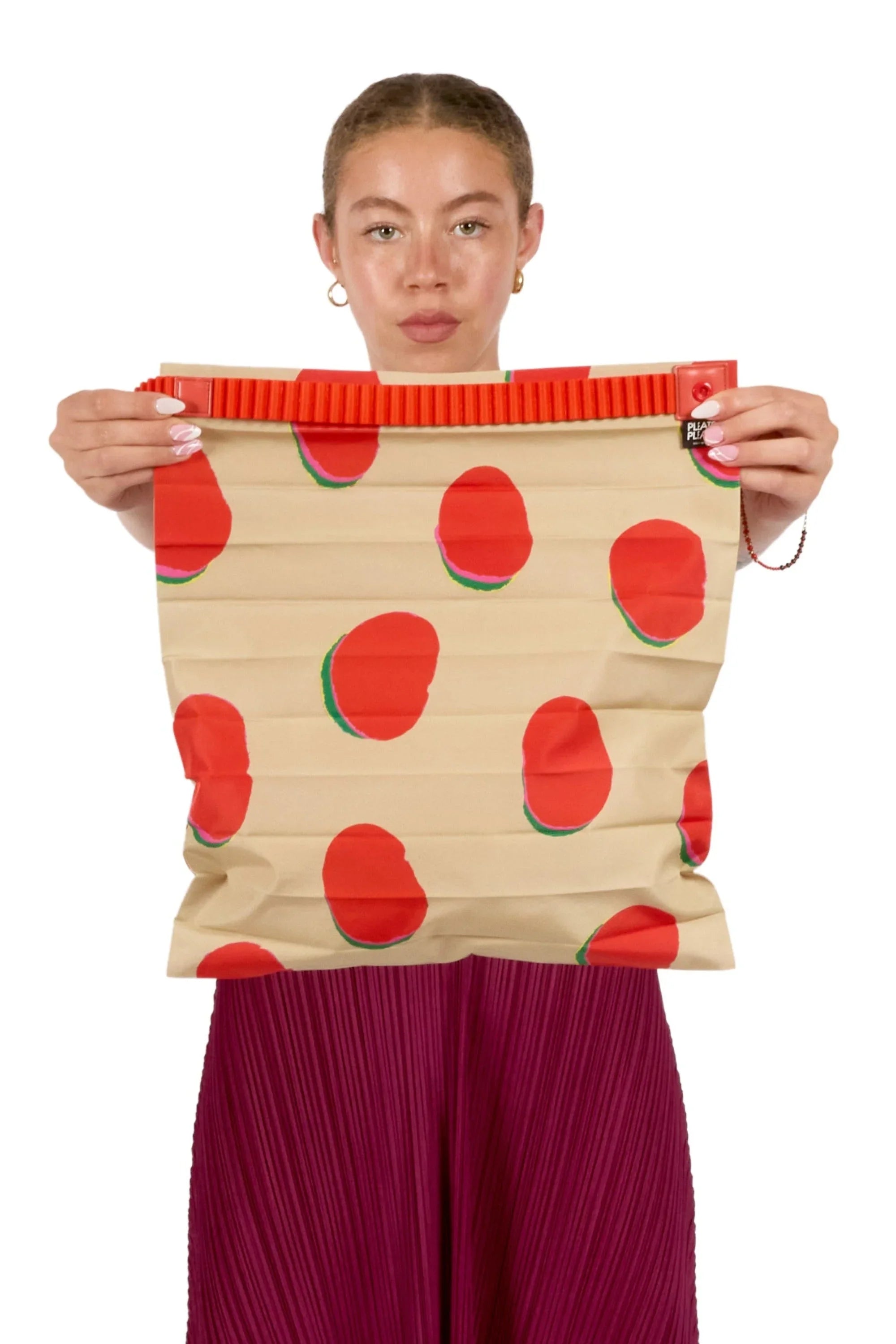 Bean Dots Pleats Bag