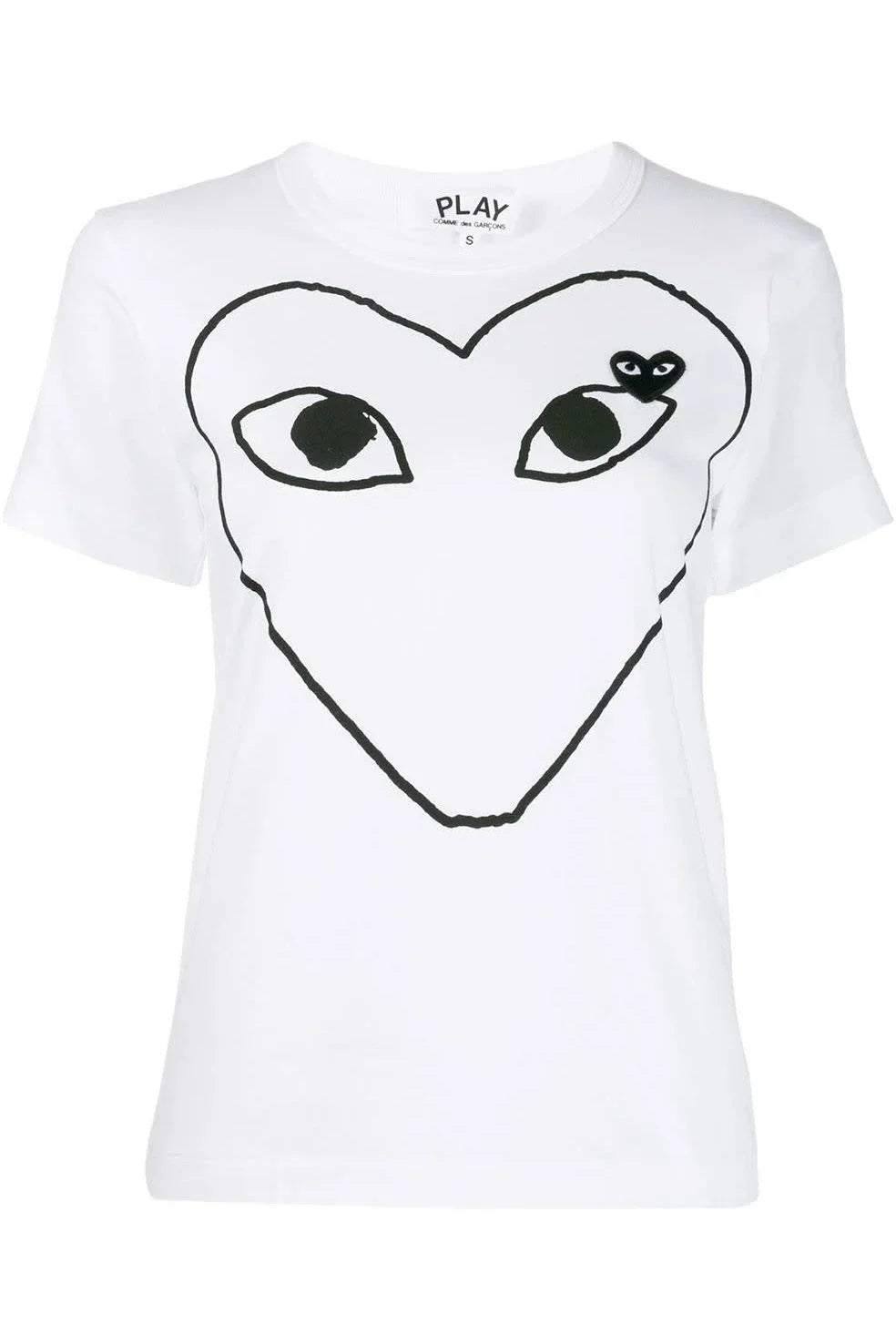 Women's Black Heart Eyes Tshirt