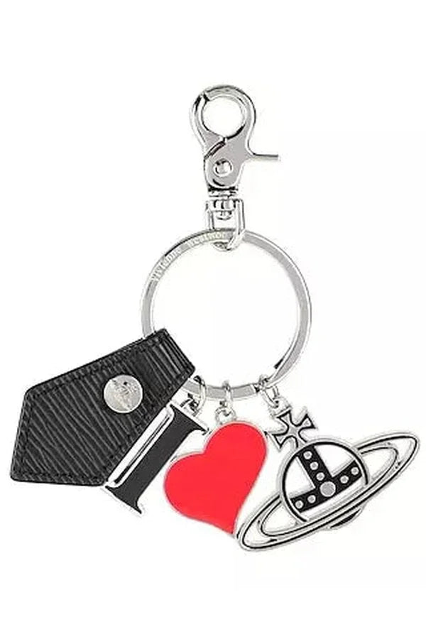Vegan Paglia I Love Orb Keychain
