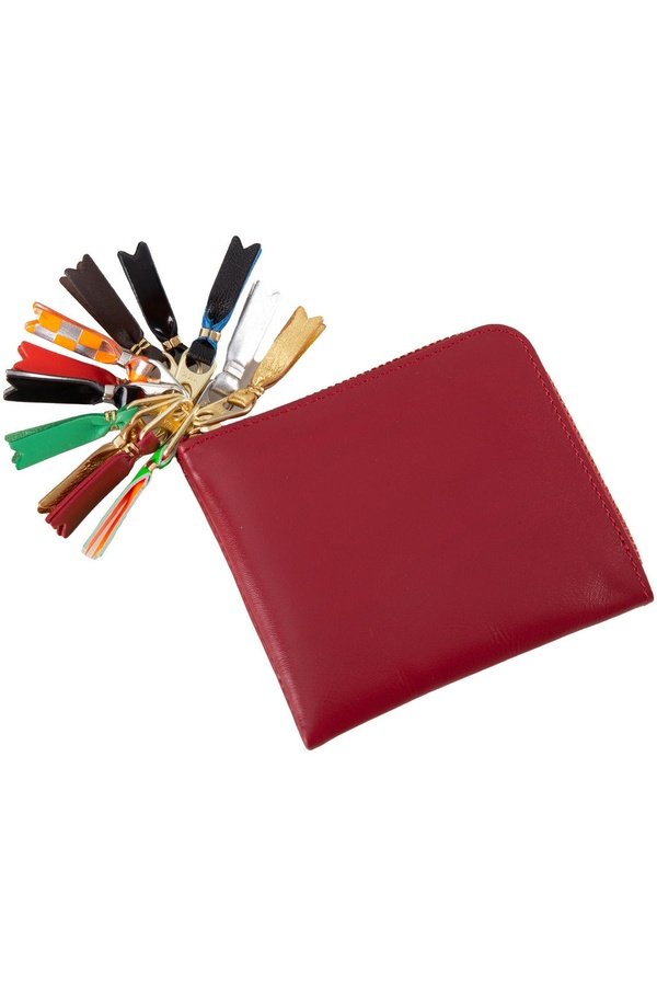 Zipper Pull Corner Zip Wallet