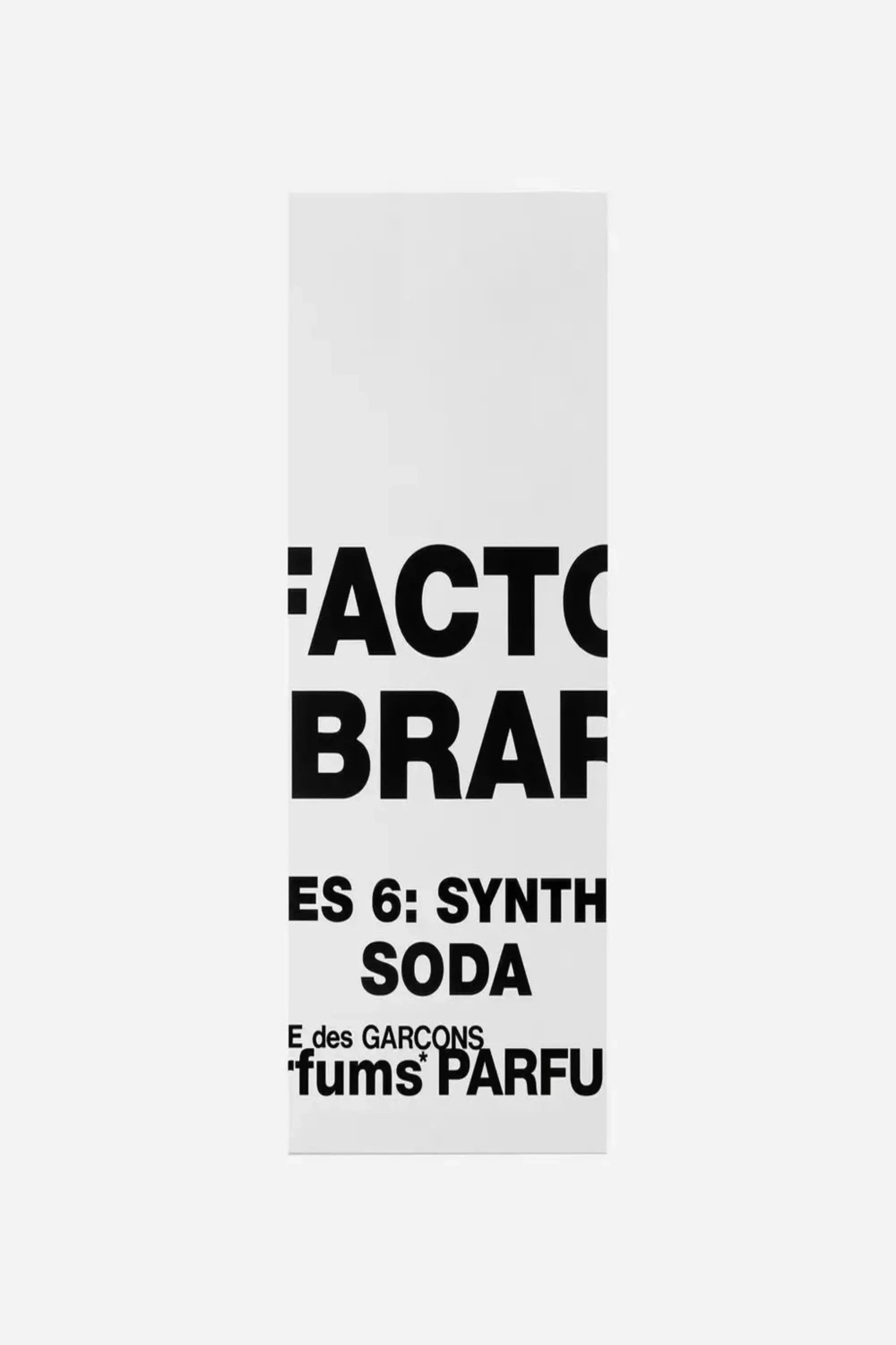 Comme des Garçons Olfactory Library Series 6: Synthetic - Soda