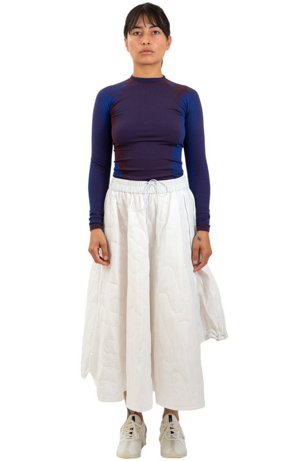 Light Nylon Quilted Skirt
