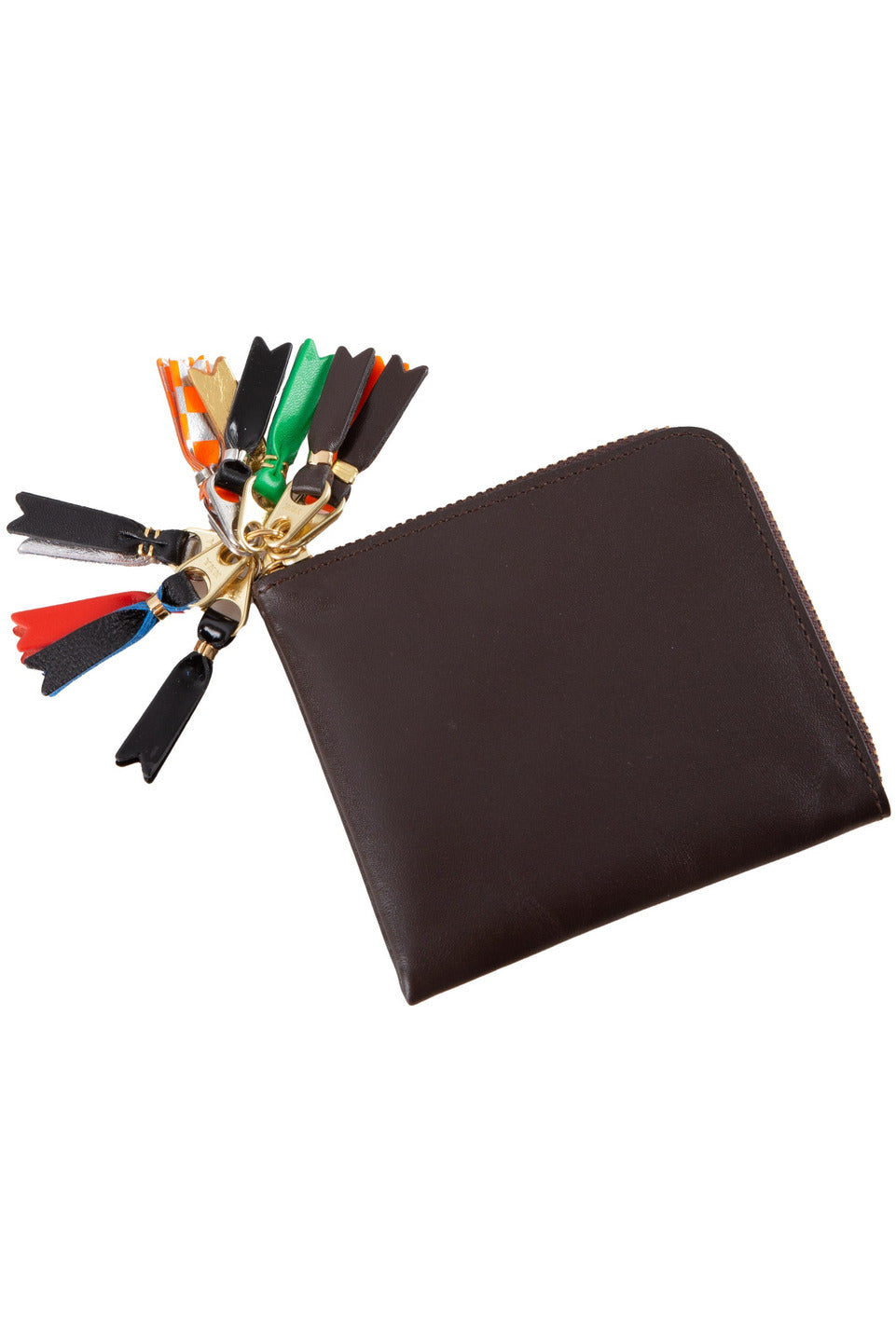 Zipper Pull Corner Zip Wallet