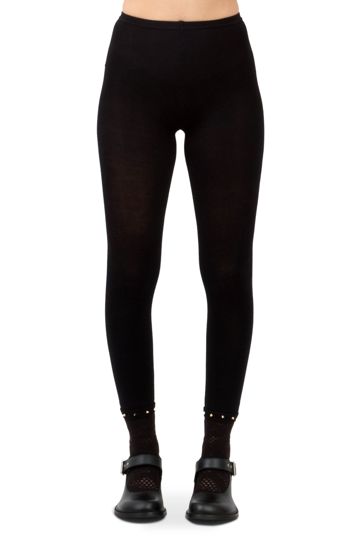 Ladies' Studded Tights - Black