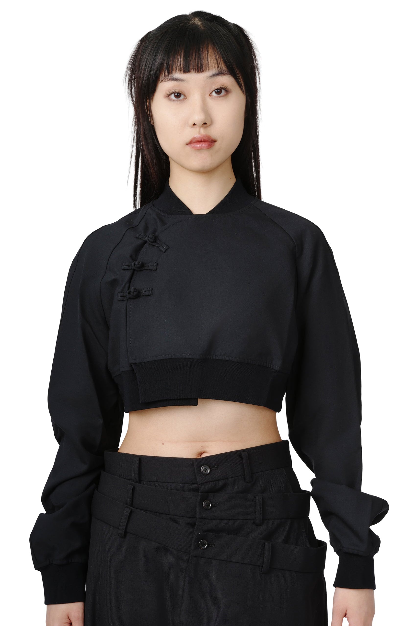 Cropped Bomber Jacket