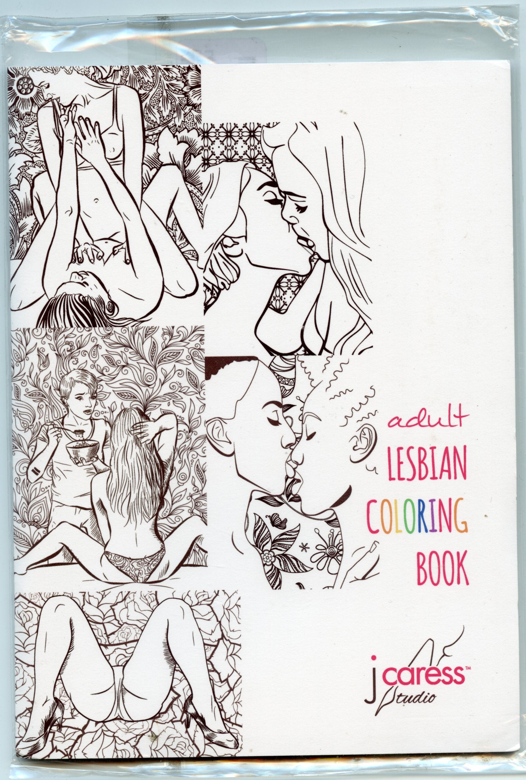 Lesbian Coloring Book by J Caress Studio