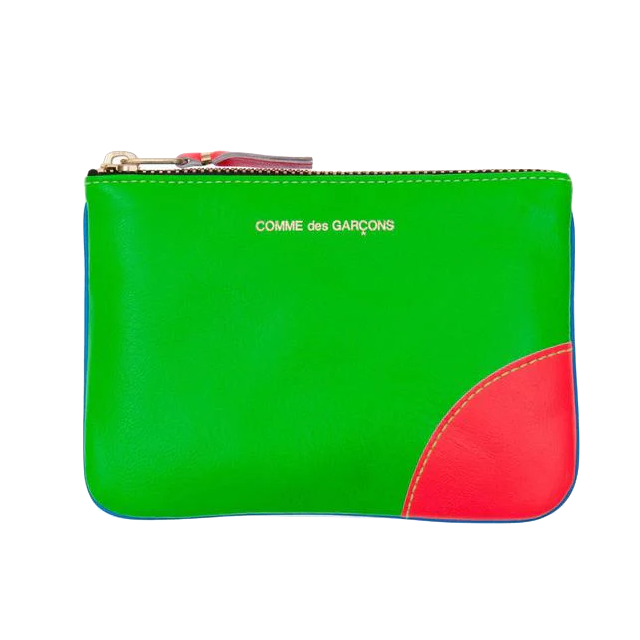 Super Fluo Small Zip Pouch Blue/Green