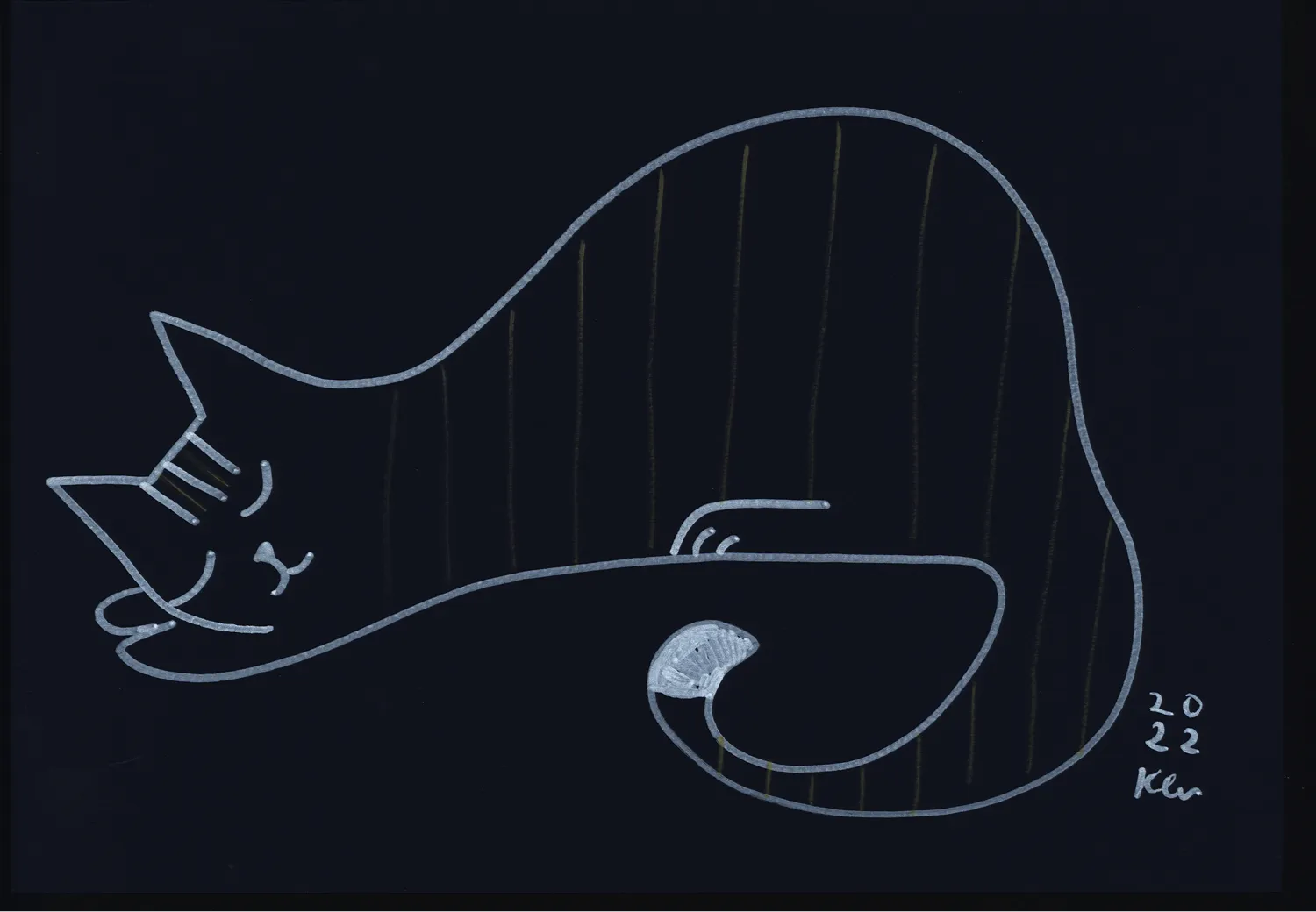 Lesia Kvyk's painting "The sea".