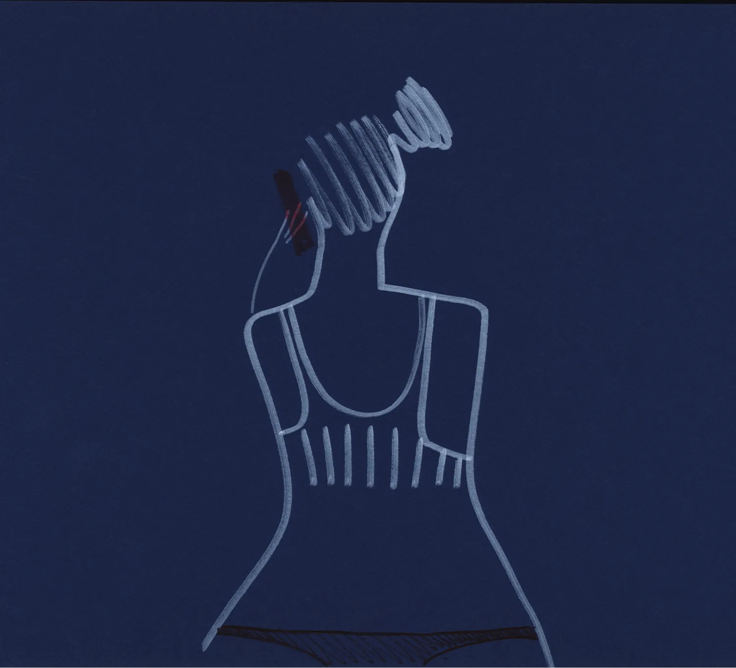 Lesia Kvyk's painting "The sea".