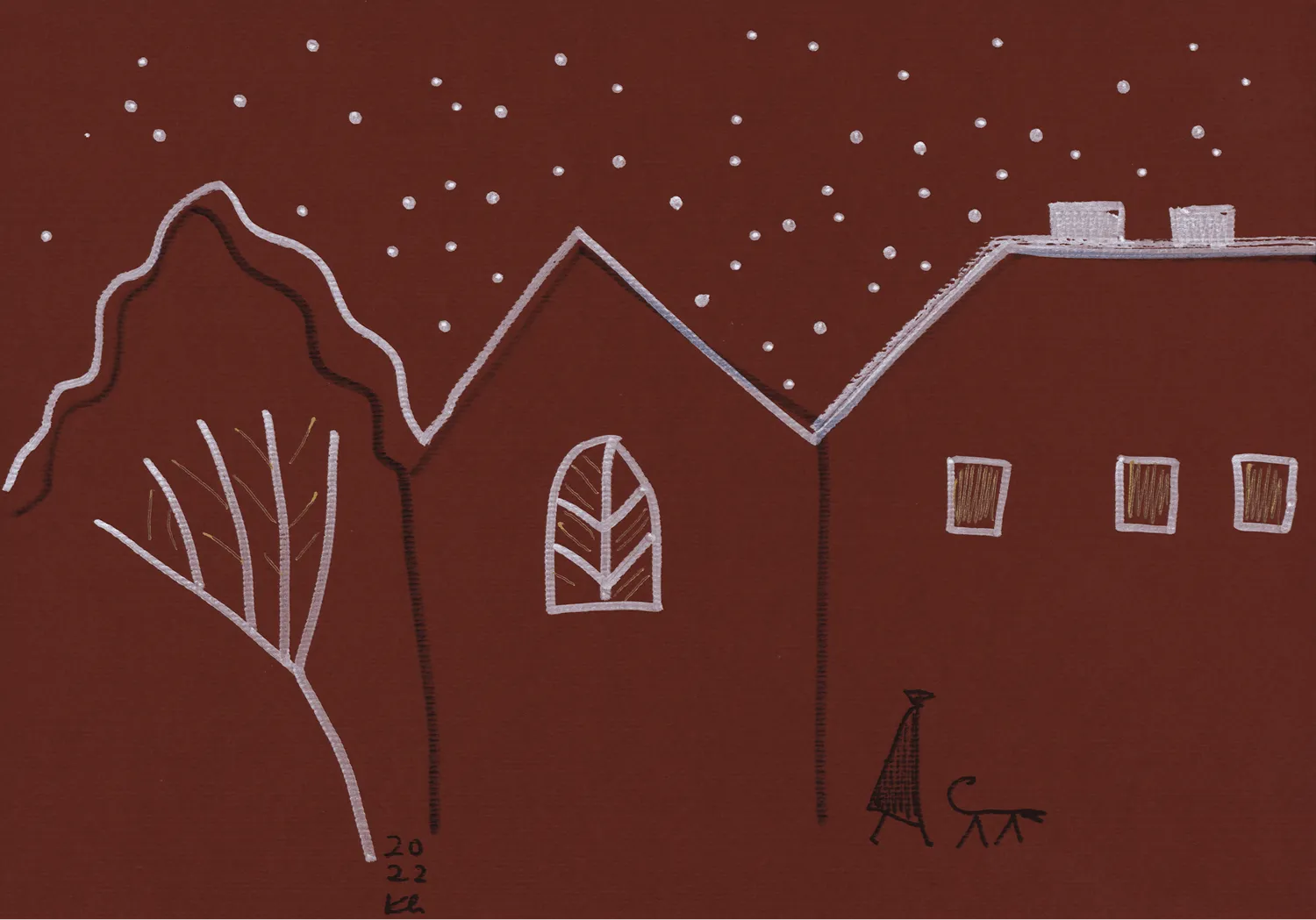 Lesia Kvyk's painting "The sea".