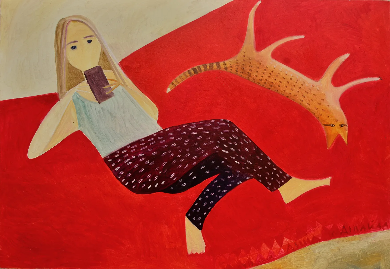 Lesia Kvyk's graphic art "Lviiiiiiiiv".