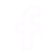 Facebook icon in a white outline on a black background.