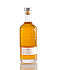 Tall bottle of amber-colored beverage with a transparent body and a small cap, standing on a white background.