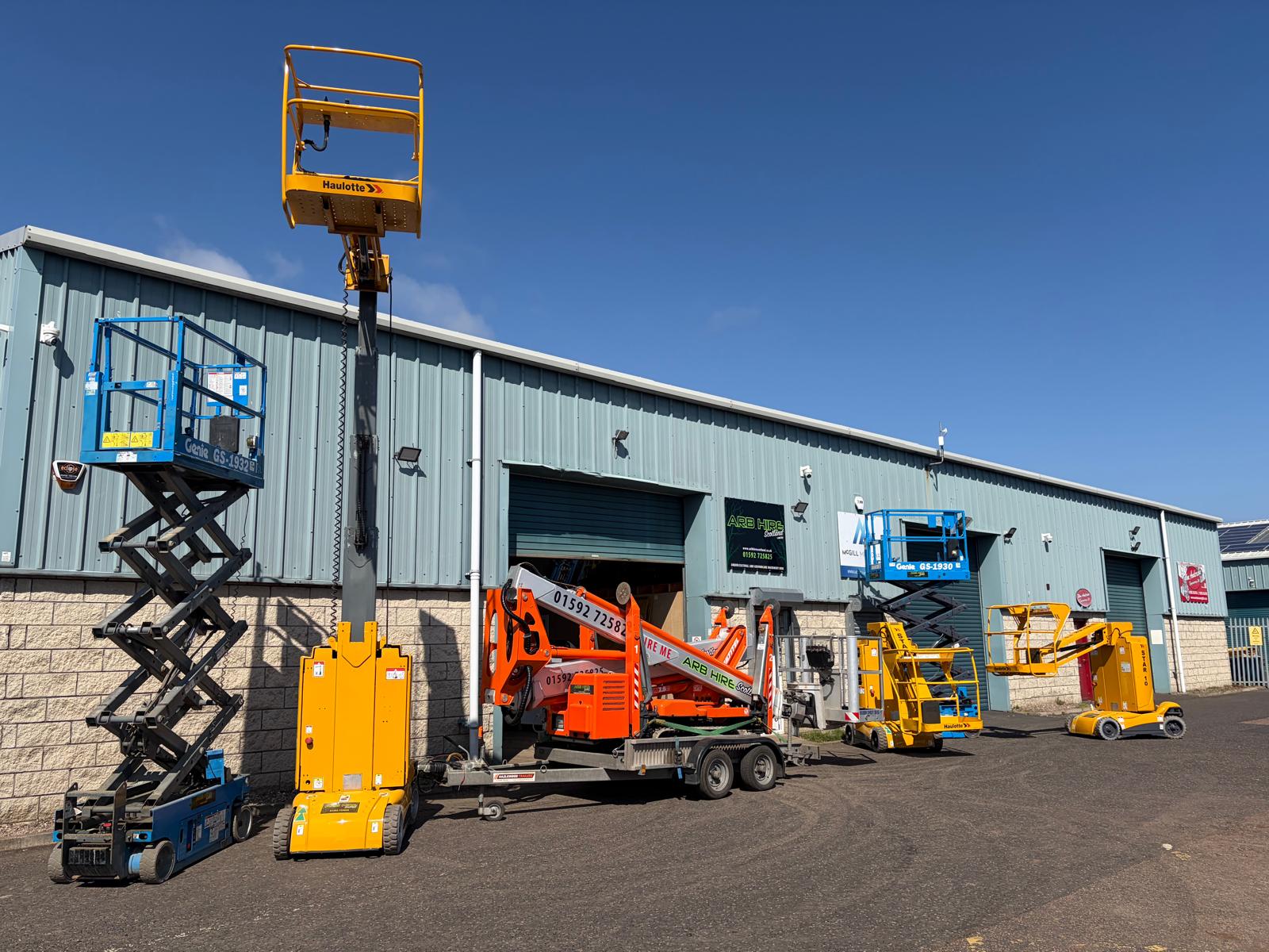 Tracked Cherry Picker Hire Fife