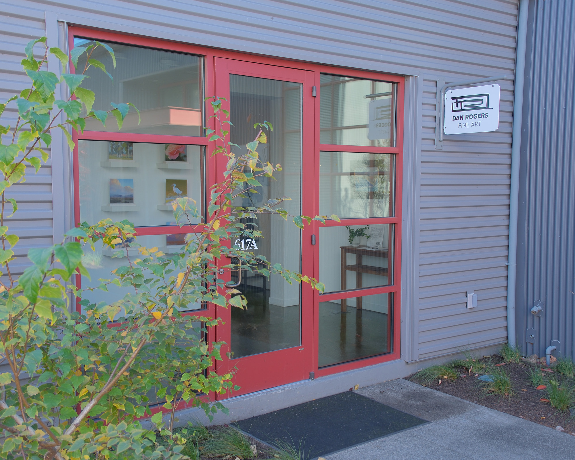 Dan Rogers Fine Art studio entrance