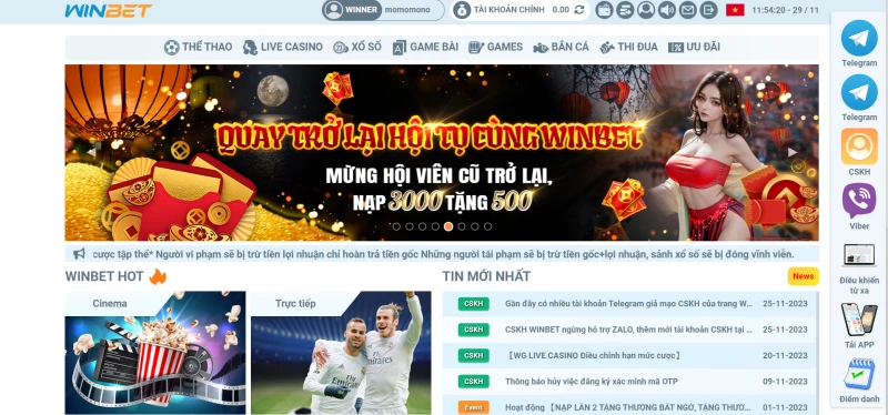 Tải app winbet vi ngay trên dế yêu
