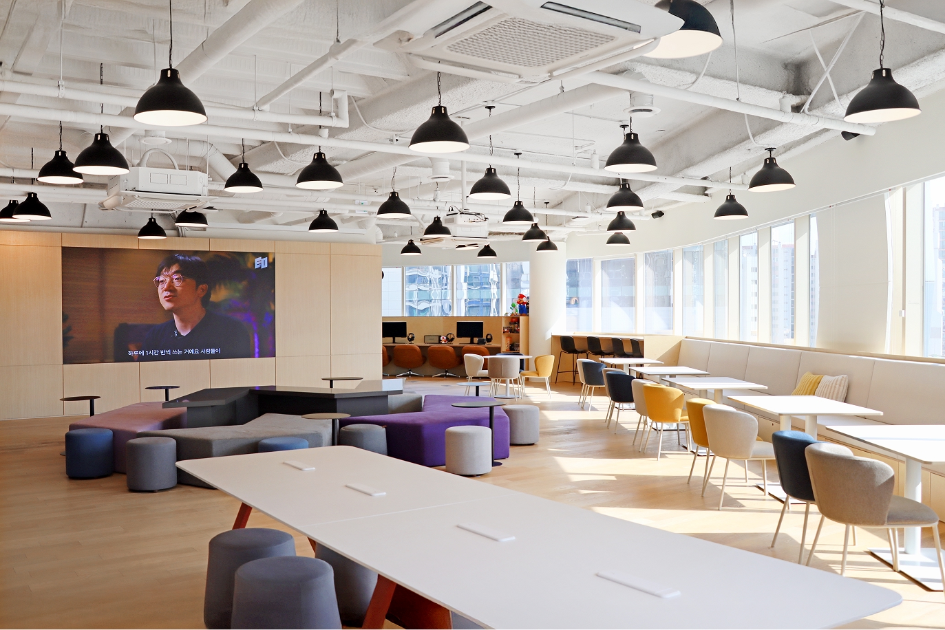 Interior photos of various companies