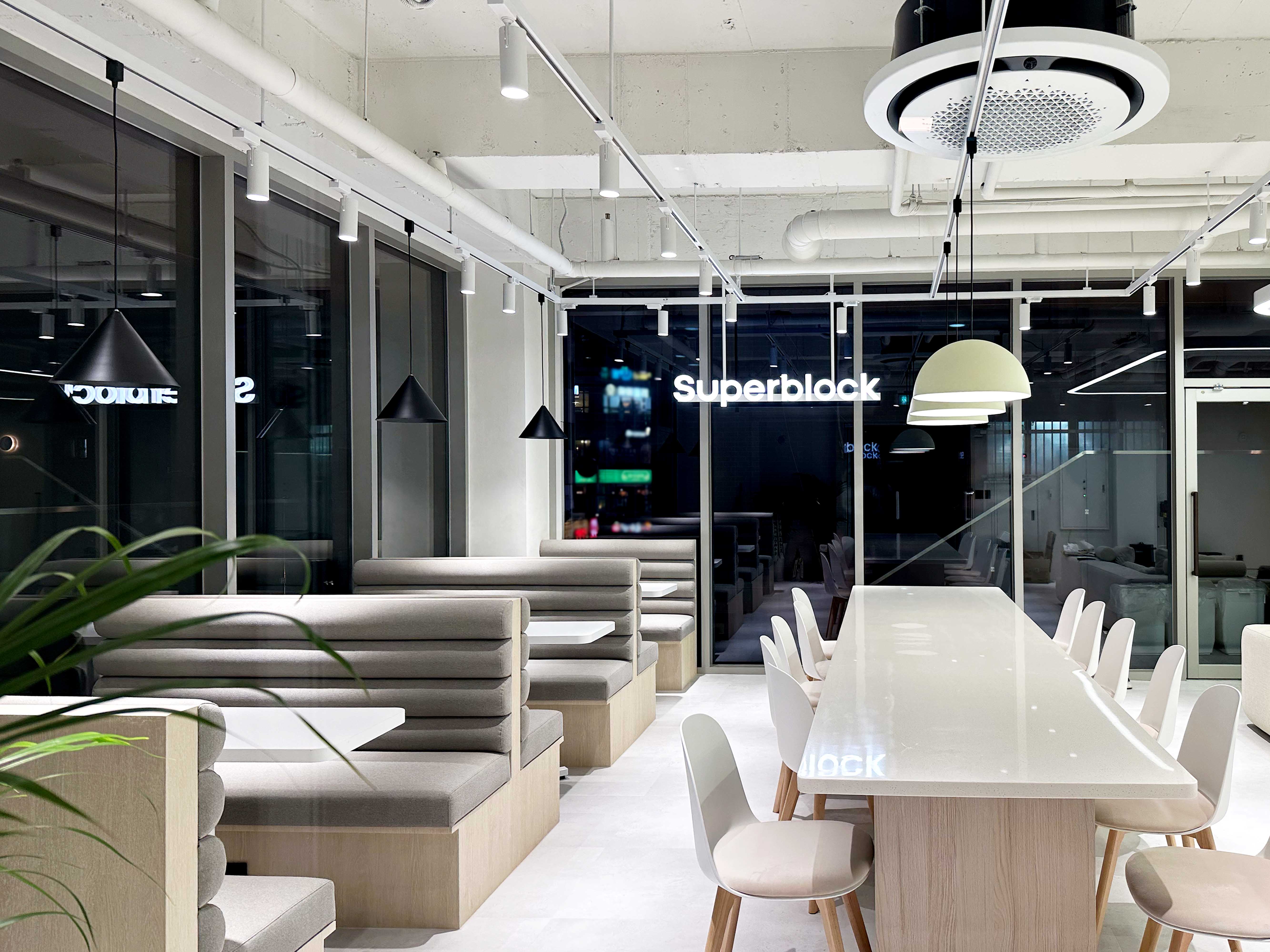 Interior photos of various companies
