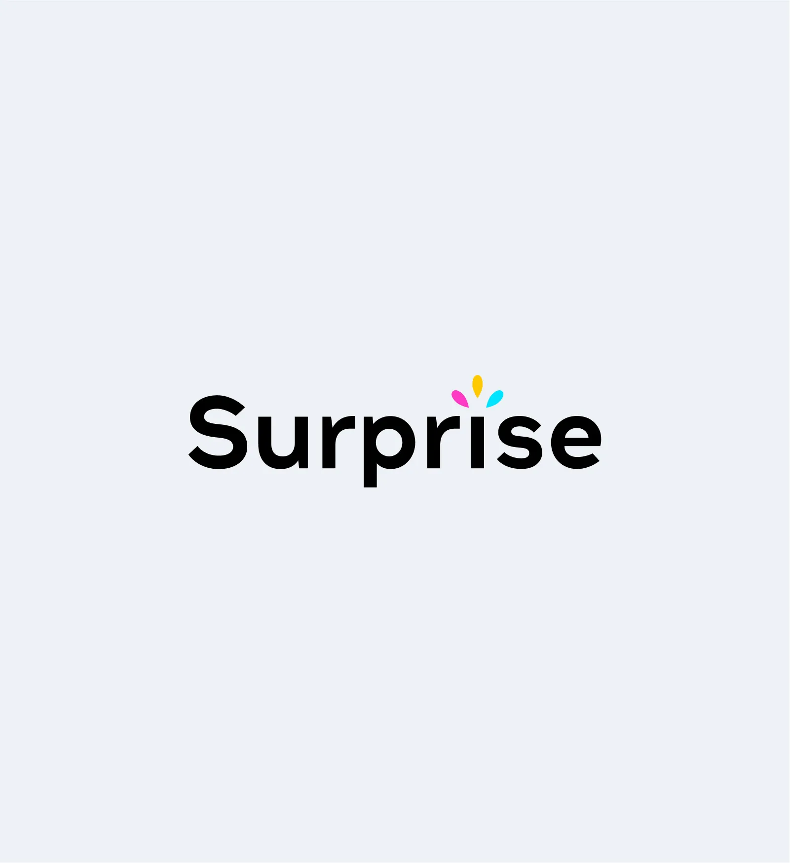 Surprise — logo design