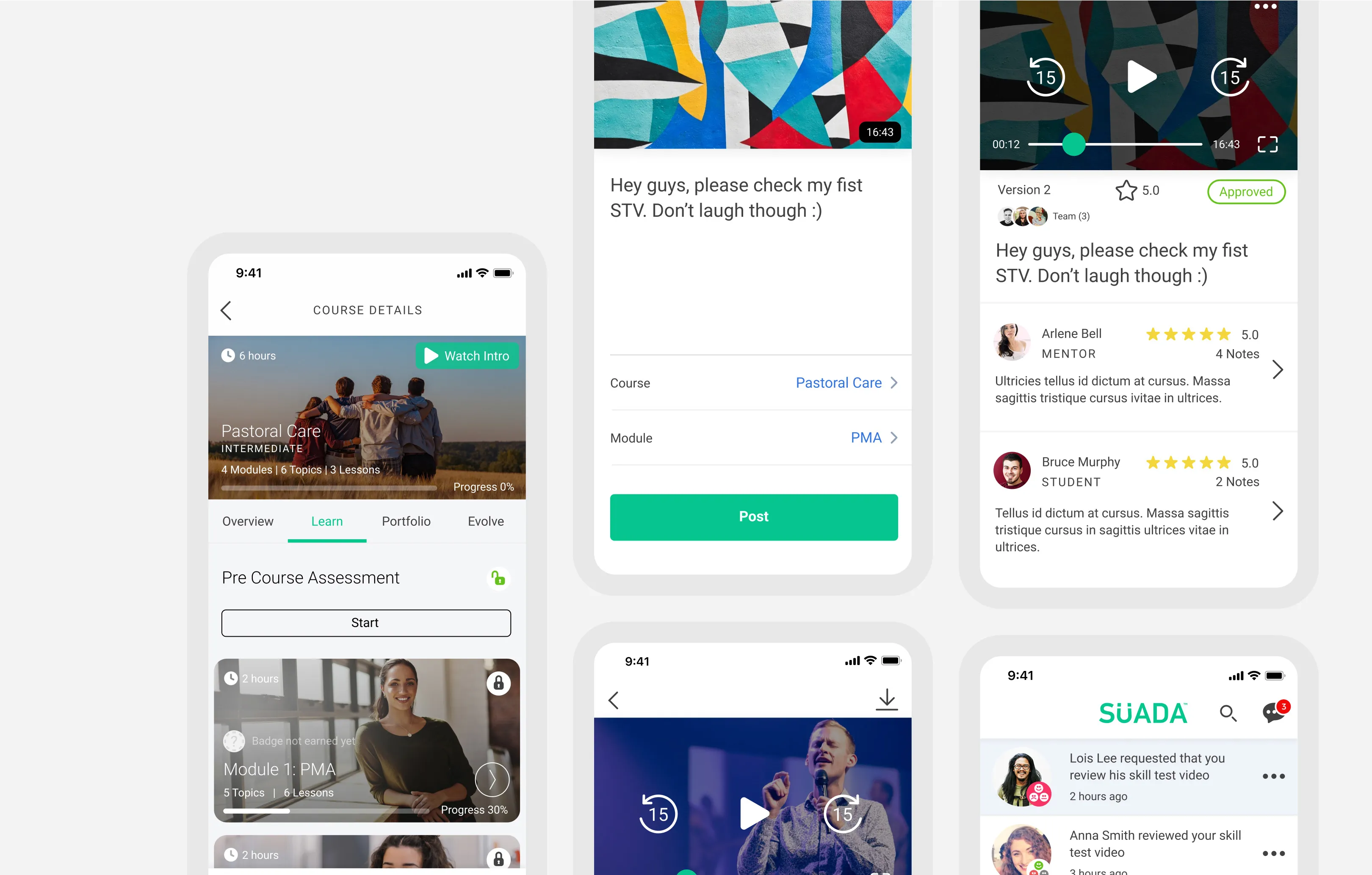 Suada mobile app — UI design and branding (11)