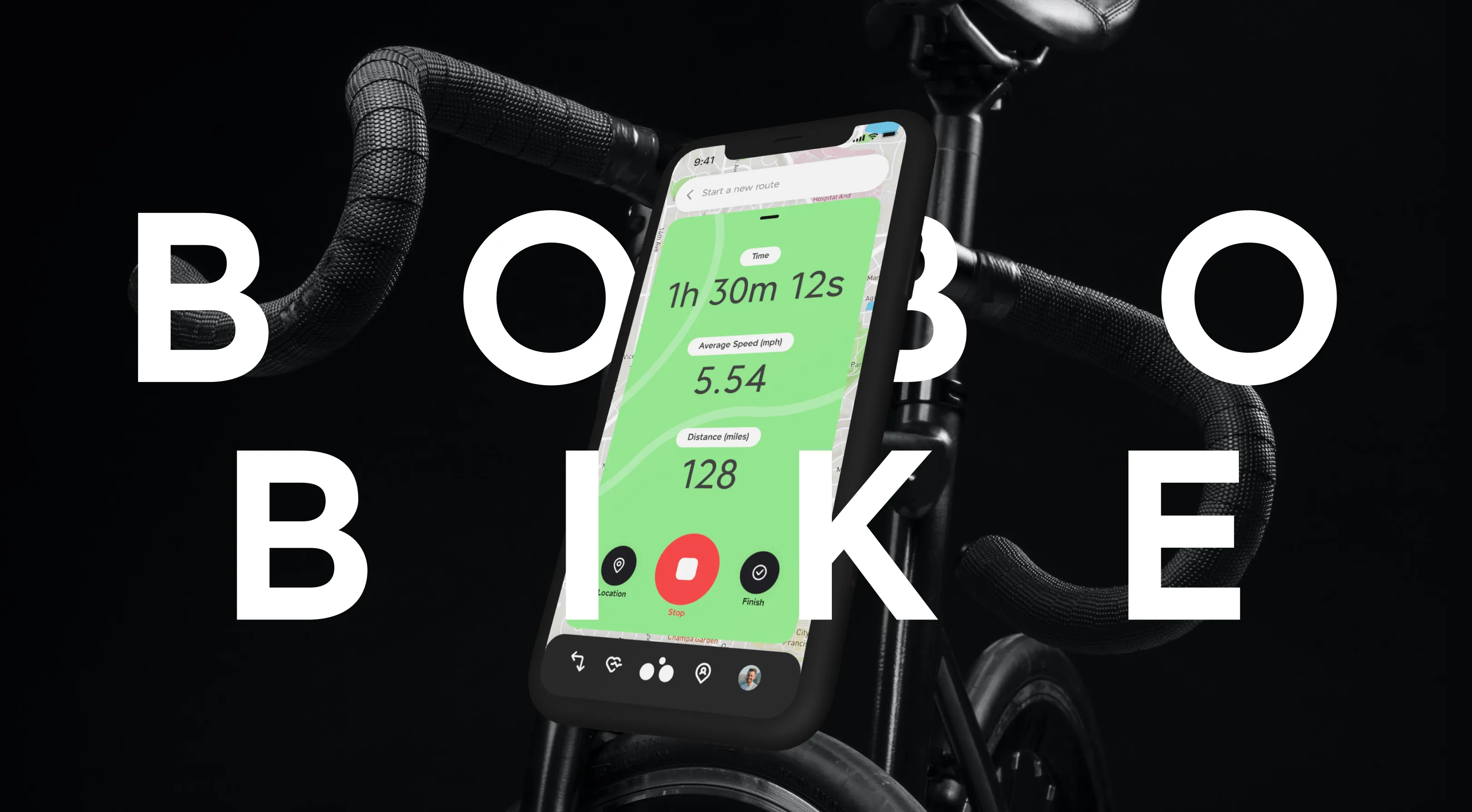Bobo Bike app — case study cover