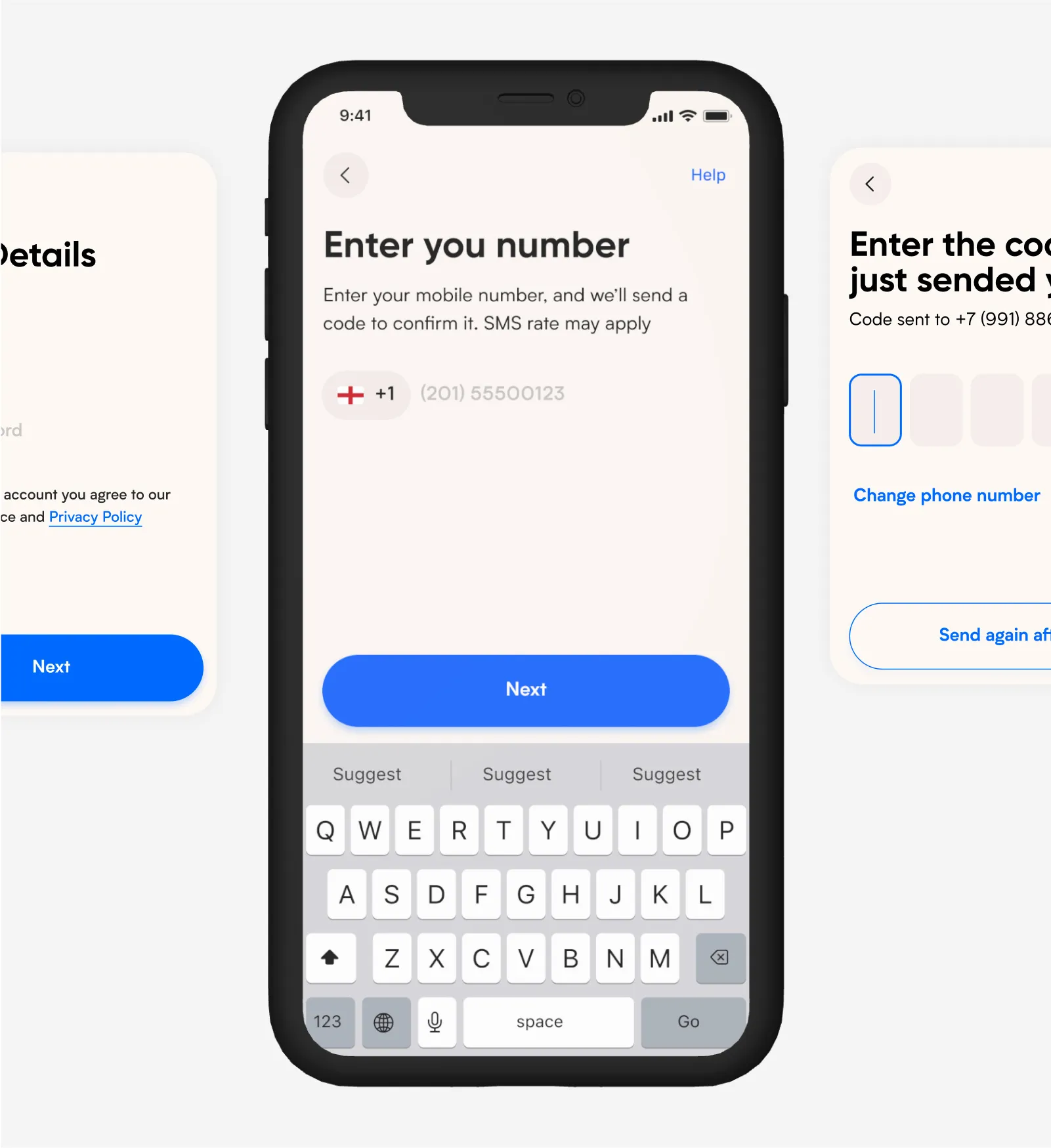 Chator chat app — mobile UI design screens (6)