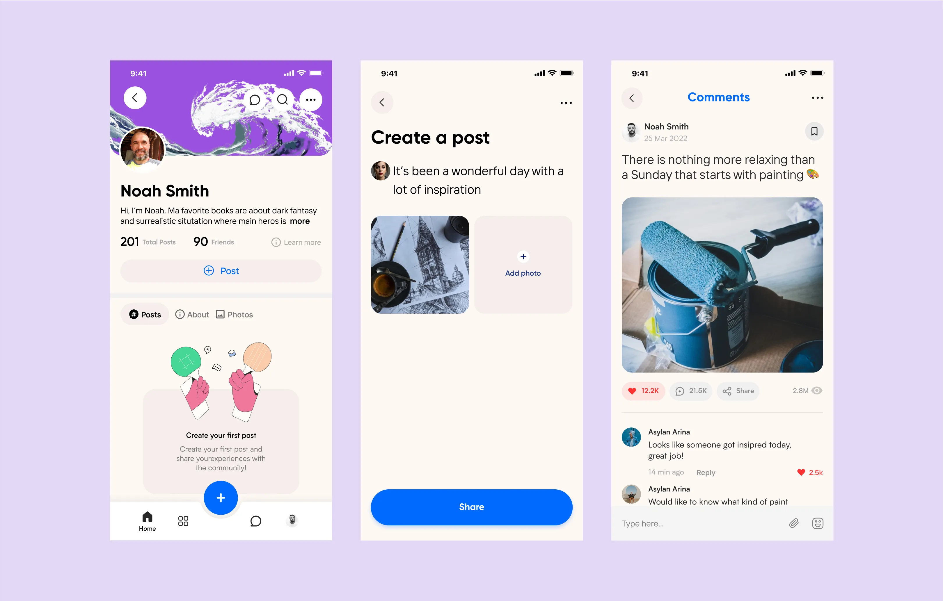 Chator chat app — mobile UI design screens (11)