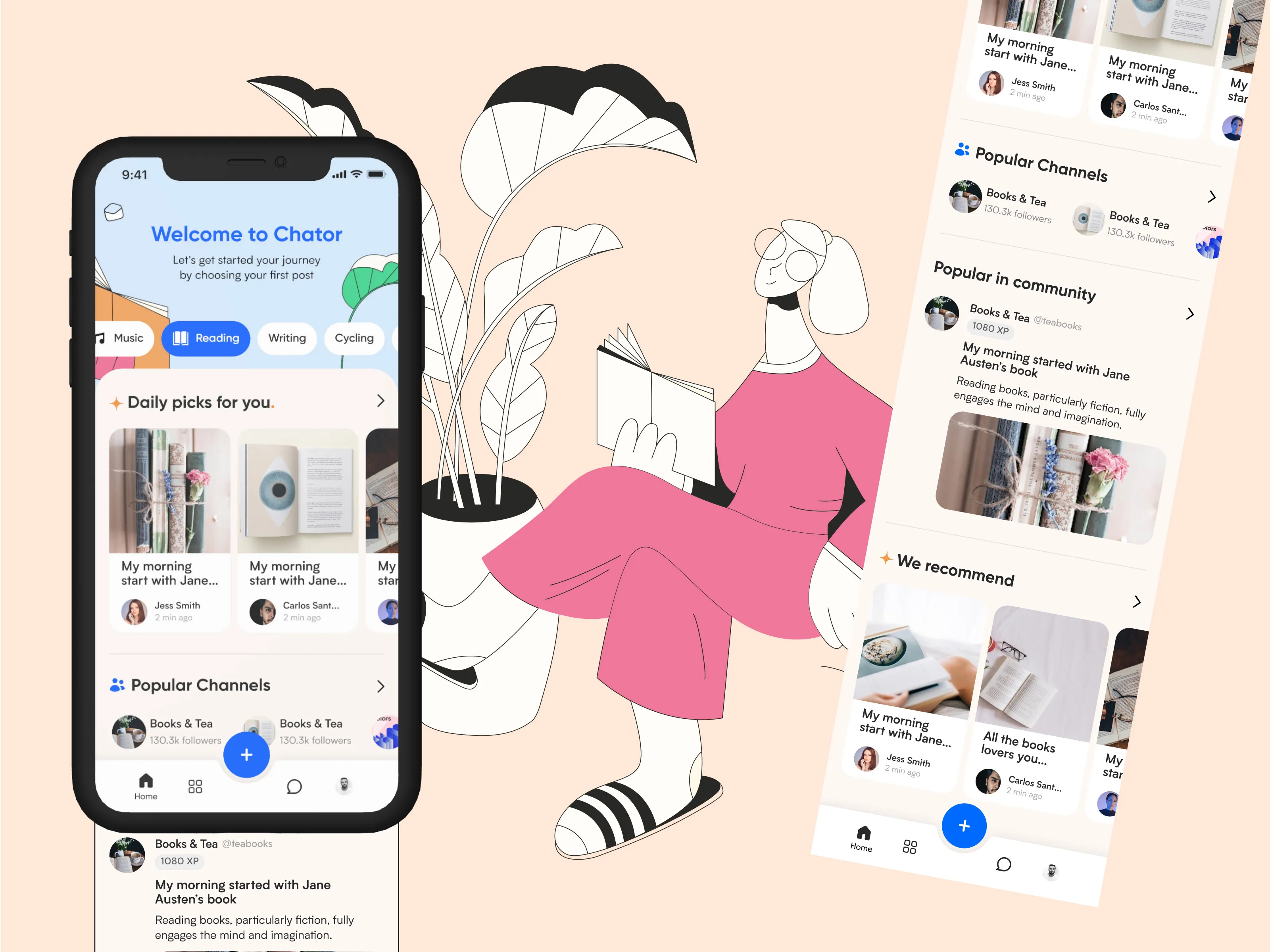 Chator chat app — case study cover