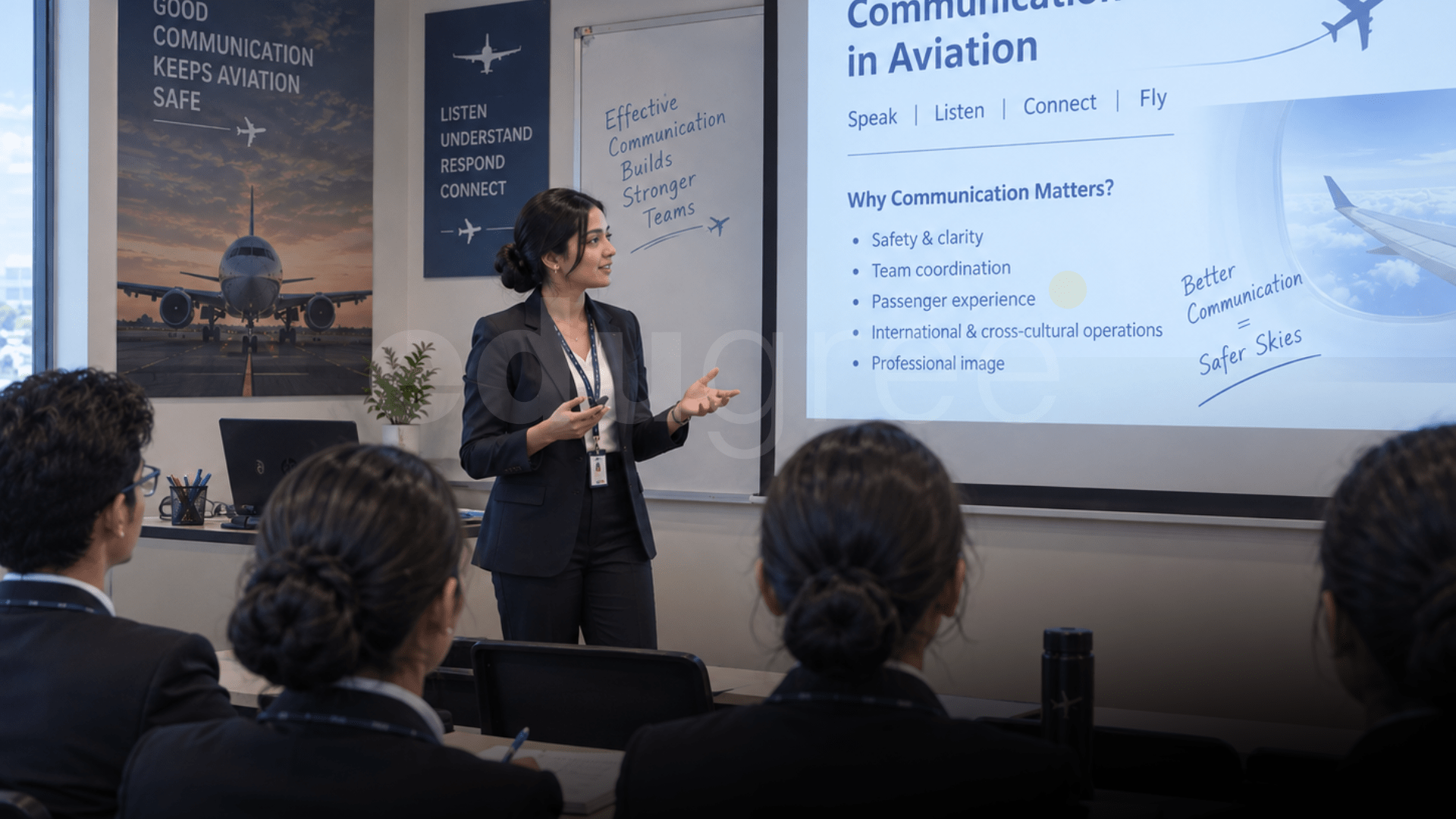 How to Become an Air Hostess After 12th | Career Guide 2026 - Edugree, Siliguri