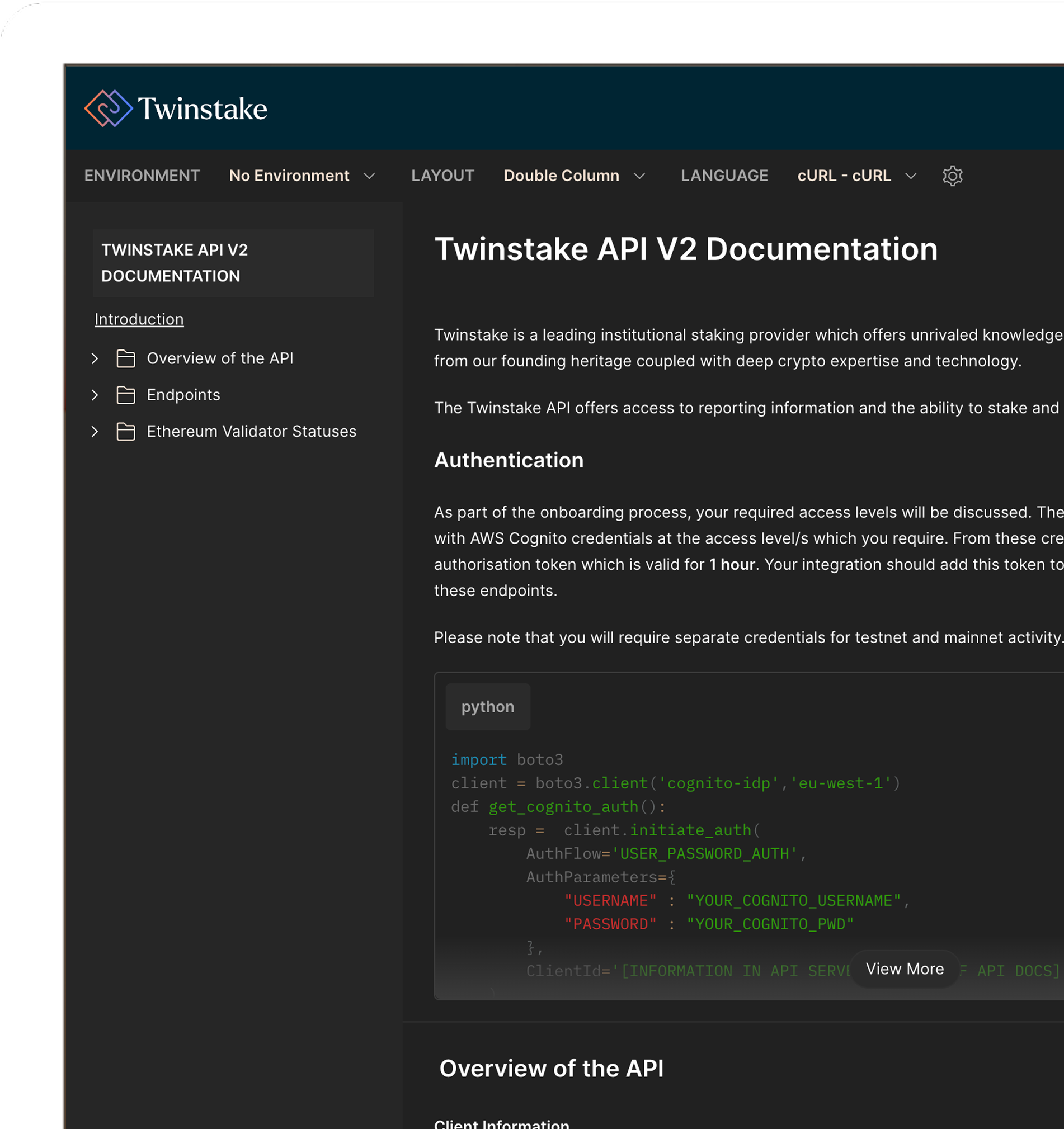 twinstake activation exit calculator documentation
