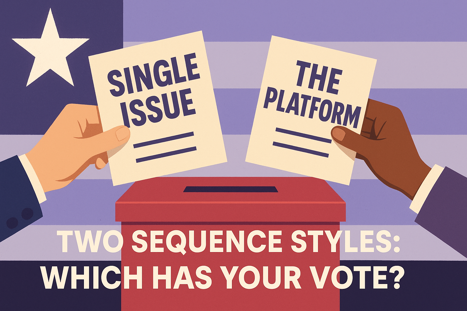 There's two camps for sequence design that are performing best right now. Which has your vote? The "platform"... or the "single issue".