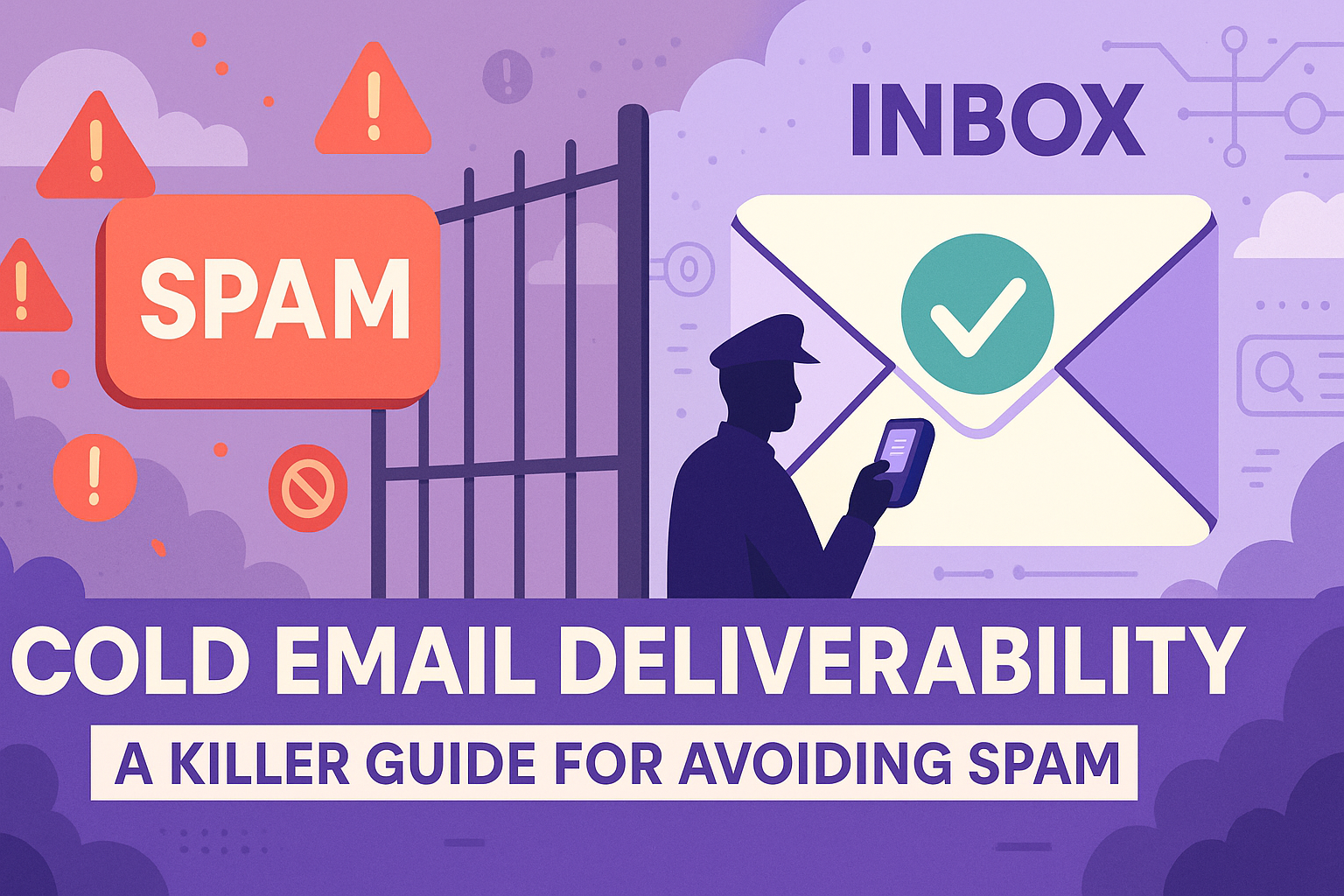 how to ensure your cold emails don't land in spam and land in your prospects primary inbox