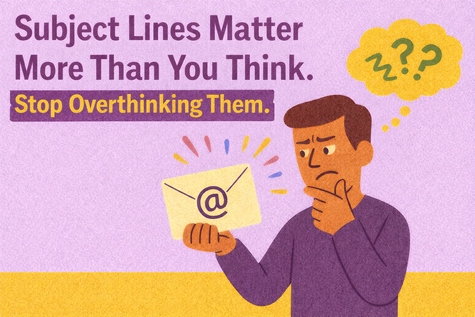 Stop overthinking subject lines