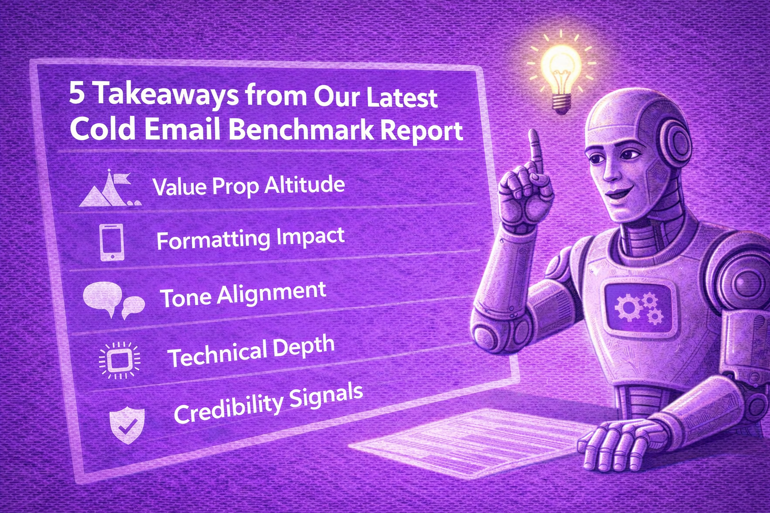 5 takeaways from our latest cold email benchmark report