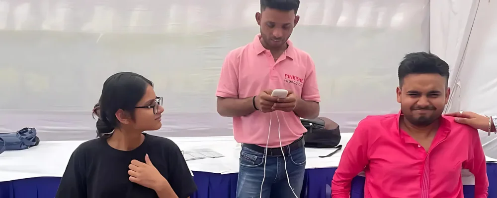 Pinkishe Foundation conducted period pain simulator camp