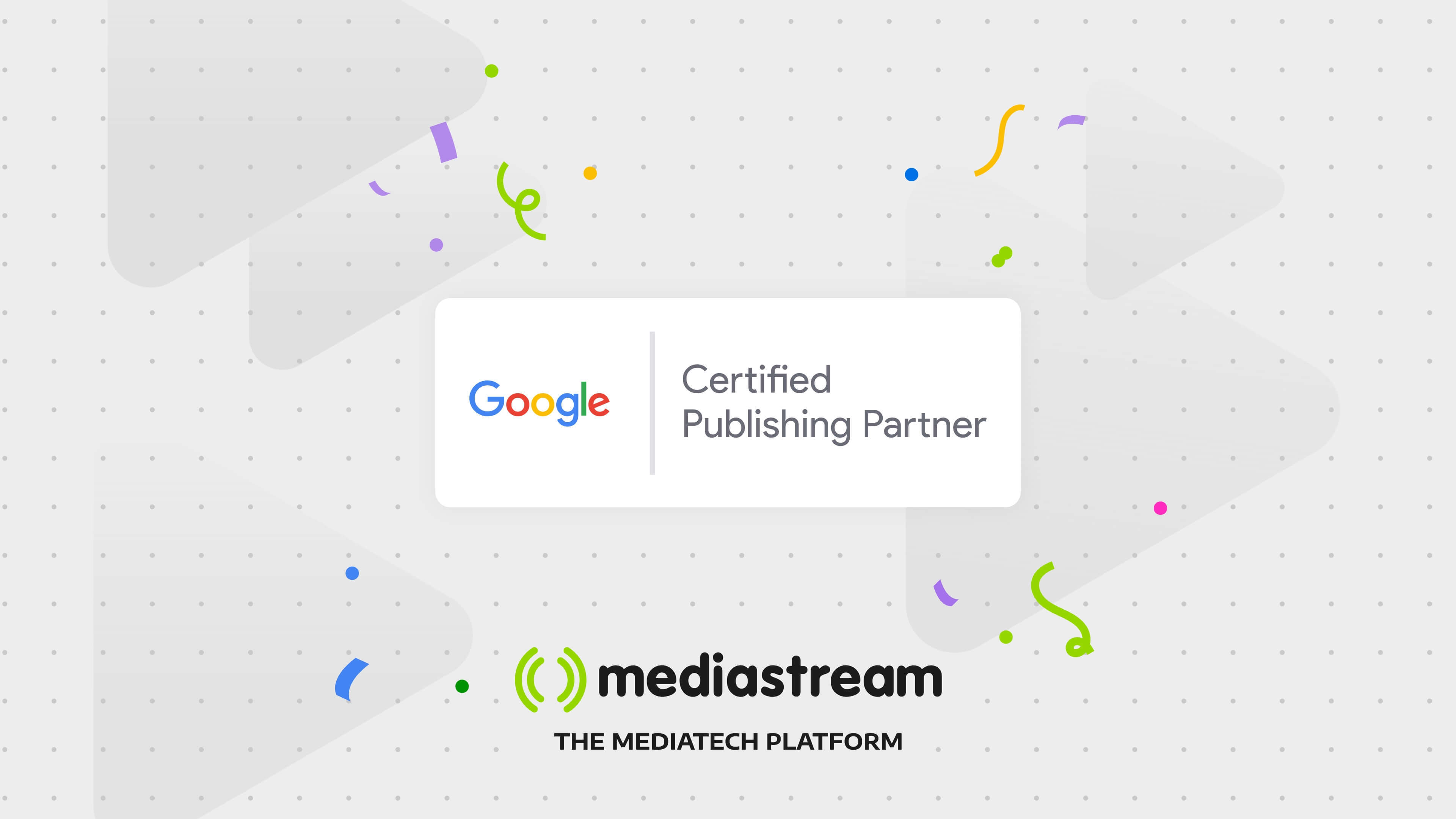 Great News! We Are a Google Certified Publishing Partner