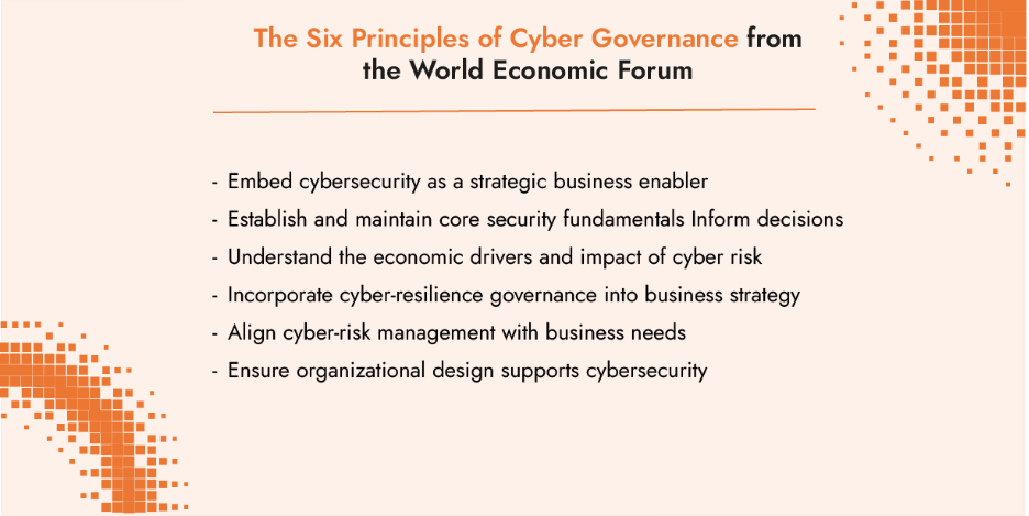6 principles of cyber governance
