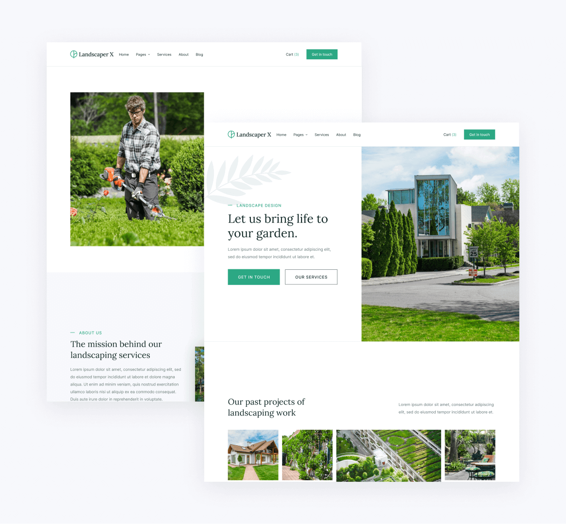 Landscaper X - 12 Pages Included - Landscaper Webflow Template