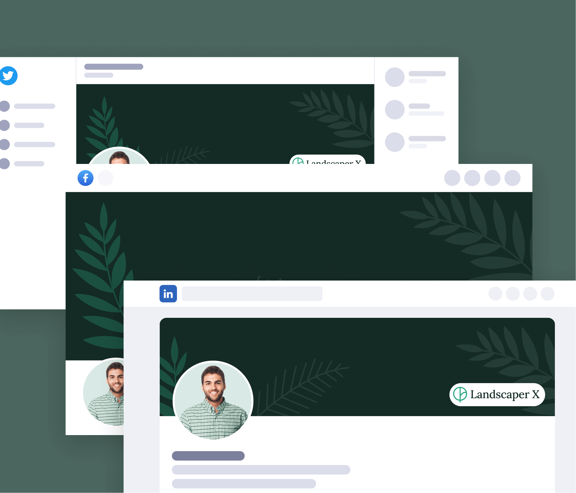 Landscaper X - Social Media Assets - Landscaper Webflow Template