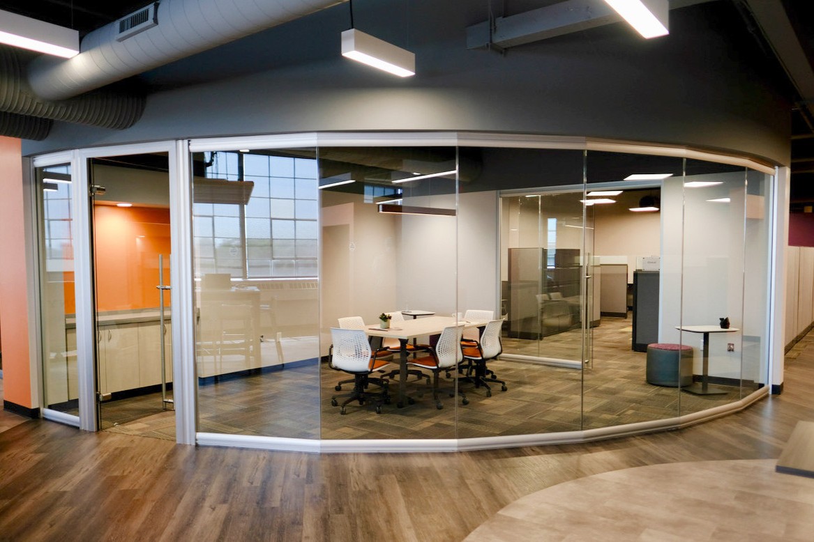 National Office Floor to ceiling