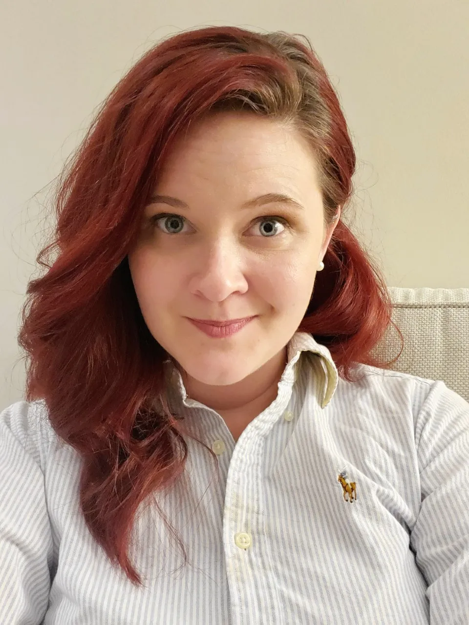 A selfie of former PY intern Kim Nixon 