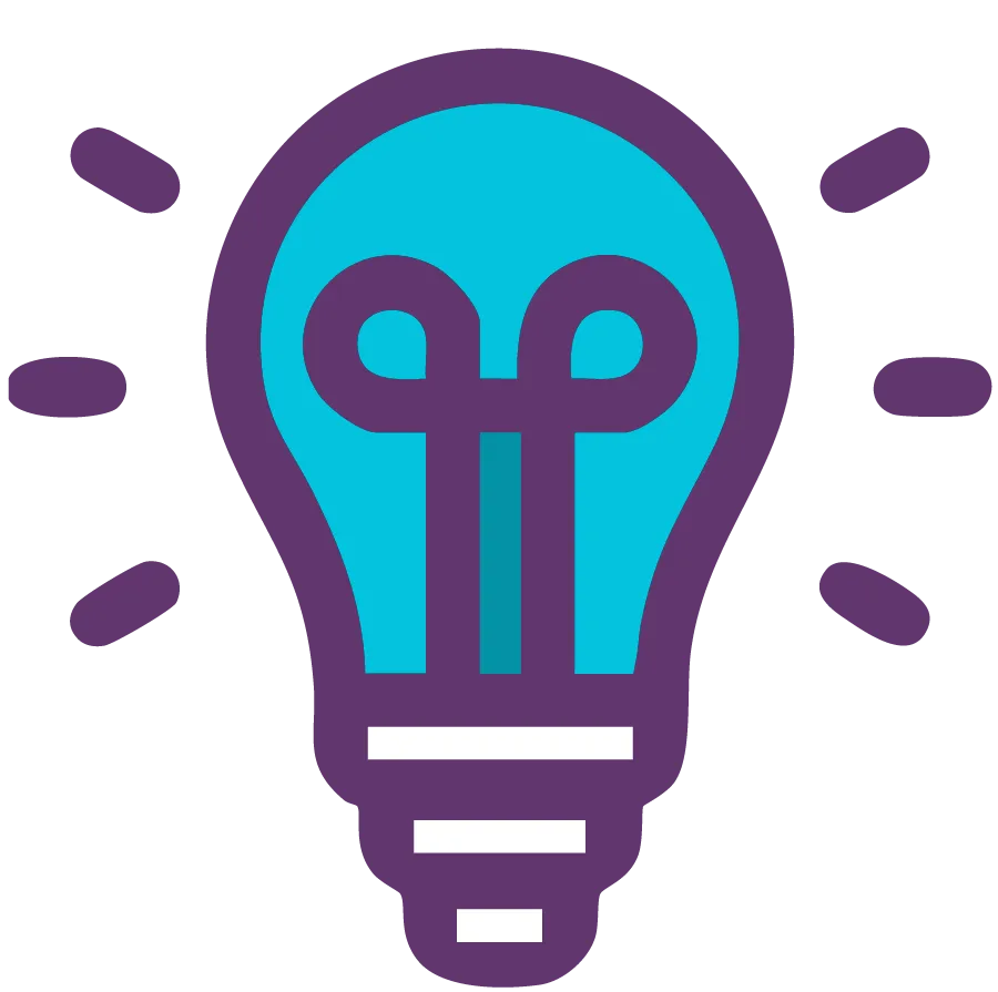 A blue lightbulb | Marketing services near me Sarasota, FL